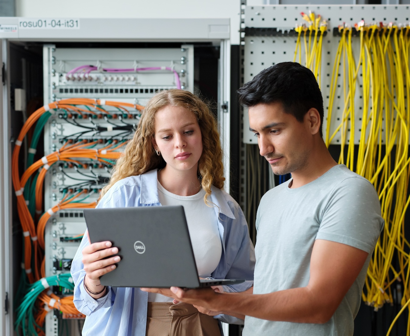 Two Students in one of the Lab Services Network Labs